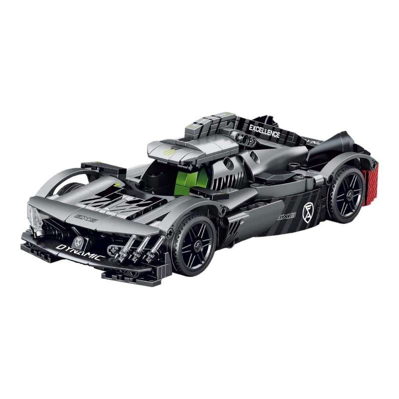 SMTE - Simulation Modeling - Assemble Car - Grey - 532 Pieces - 24cm with keychain