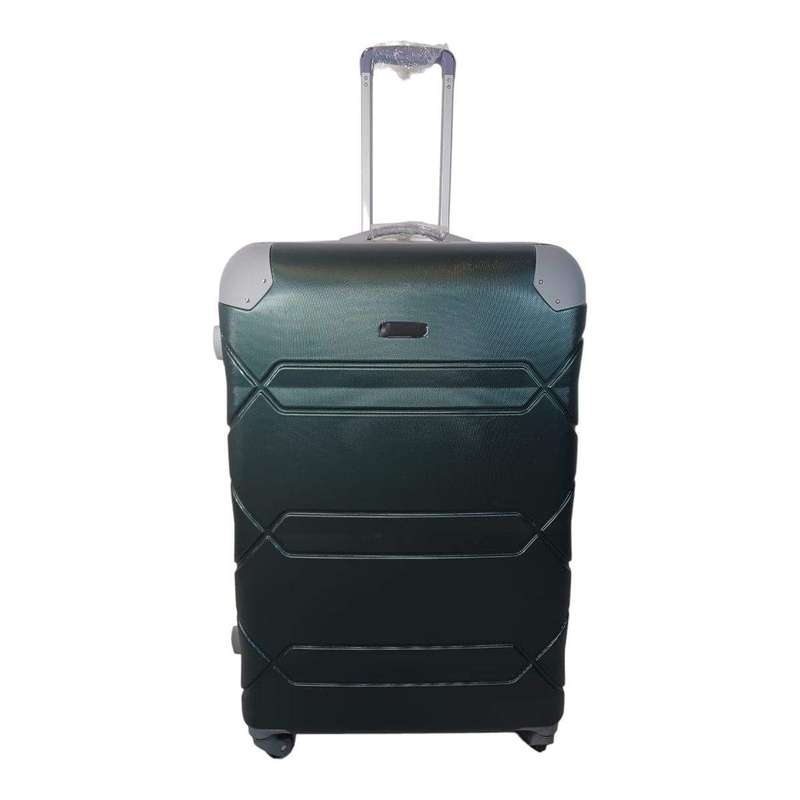 Smte- 1 Piece Hard Outer Shell Luggage - Green with keychain