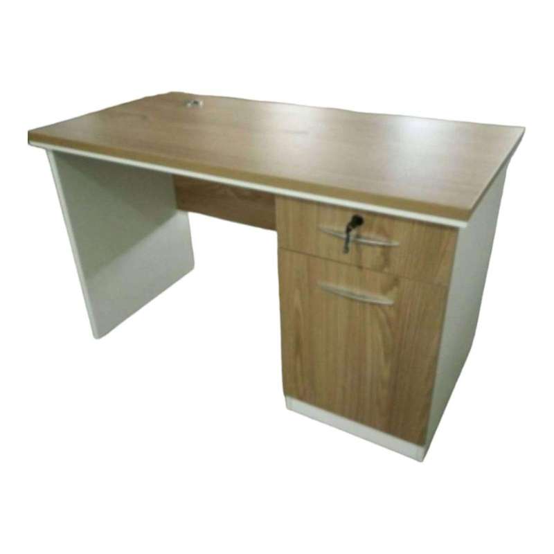 Smte -Office Desk with a drawer and cuboard with keychain