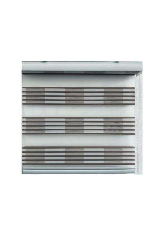 SMTE Ziwili-Quality Roller Zebra Dual LayerDay Night Blinds for Windows-J-3 - 150 L x 90 W cm wit...