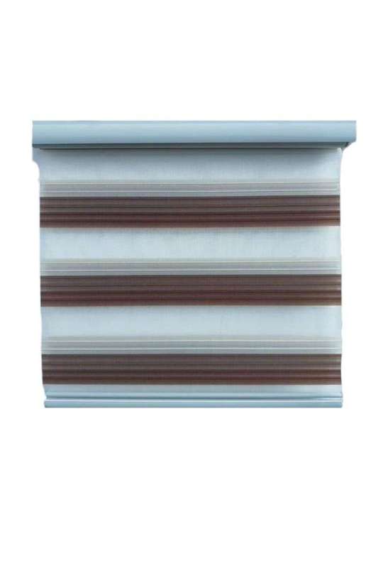 SMTE Ziwili-Quality Roller Zebra Dual LayerDay Night Blinds for Windows-J-11 - 150 L x 90 W cm wi...