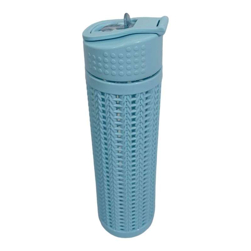 SMTE Water Bottle with Weaving Pattern with keychain