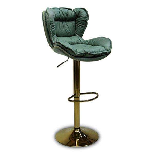SMTE Gold Bucket Bar stool - Green with keychain