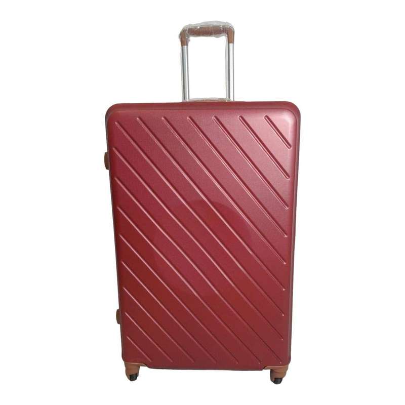 SMTE 1 Piece Hard Outer Shell Luggage Set Premium ZT - Red - 30 cm with keychain