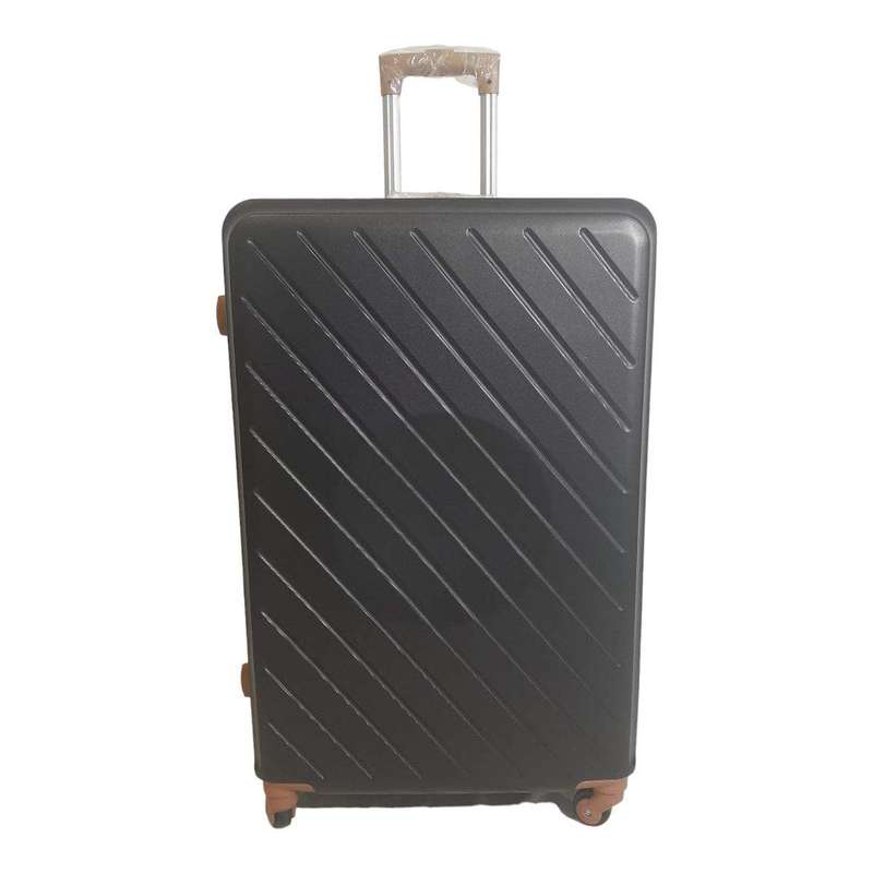 Smte - 1 Piece Hard Outer Shell Luggage Premium ZT-Black - 22 cm with keychain