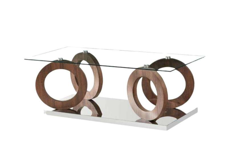 Smte - El Anillo Coffee Table - Brown with keychain