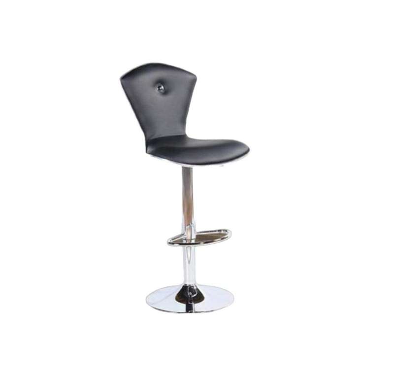 SMTE Armless Bar Stool -Black with keychain