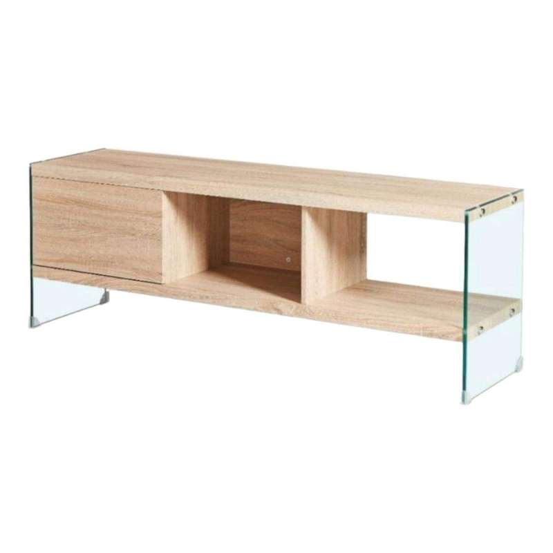 SMTE Tv Stand- Light Brown with keychain