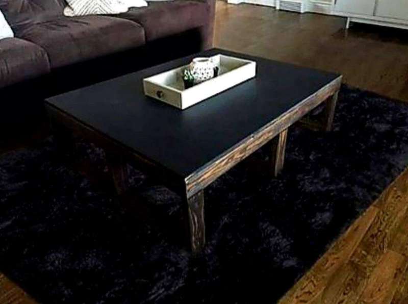 SMTE Black Fluffy Carpet with keychain