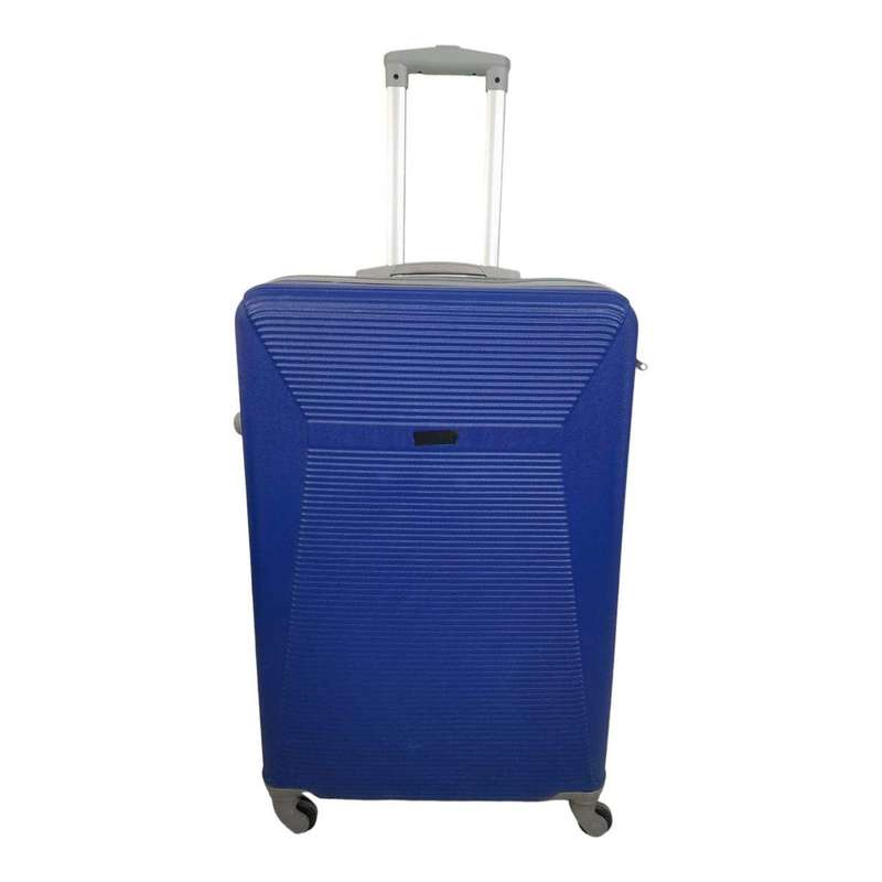 SMTE Hard Outer Shell Luggage 25 - 1 Piece - Blue with keychain