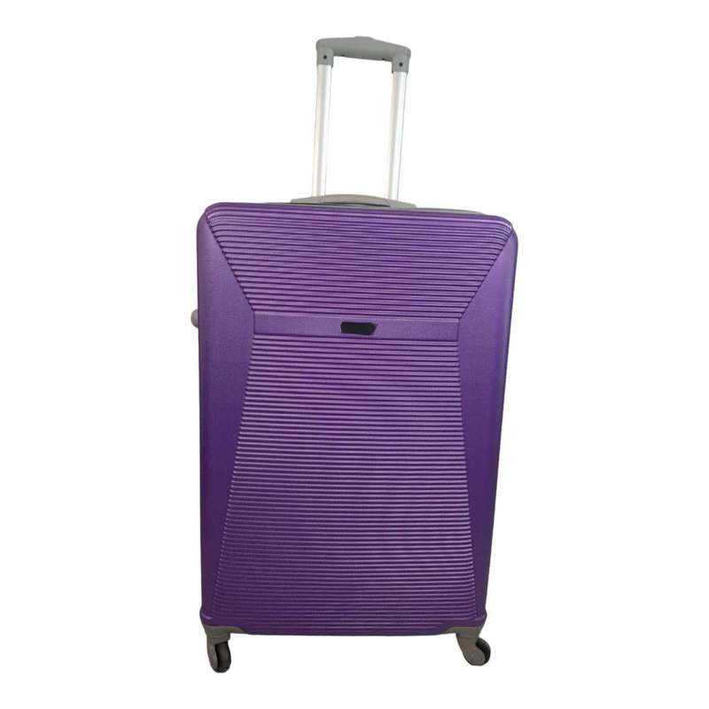 SMTE Hard Outer Shell Luggage 25 - 1 Piece - Purple with keychain