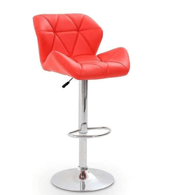 SMTE Modern Diamond Padded Bar Stool with keychain