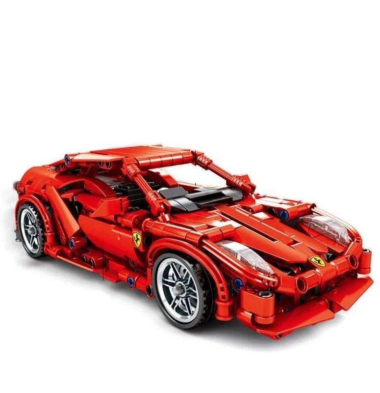 SMTE 603 Piece Super Racing Car Building Set with keychain