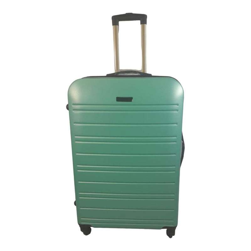 SMTE Luggage Suitcase - 25 inch - 1 Piece - Apple Green with keychain