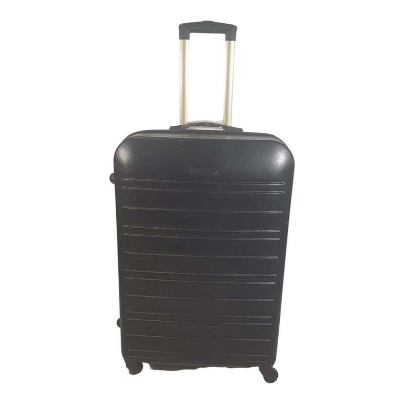 SMTE Luggage Suitcase - 23 inch - 1 Piece - Black with keychain