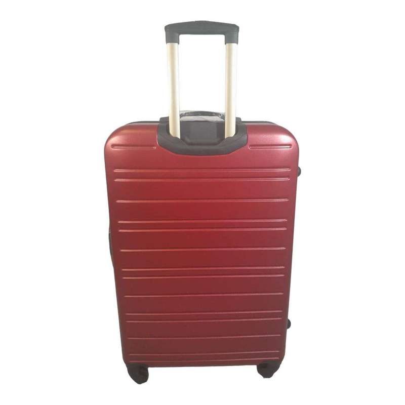 SMTE Luggage Suitcase - 23 inch - 1 Piece - Red with keychain