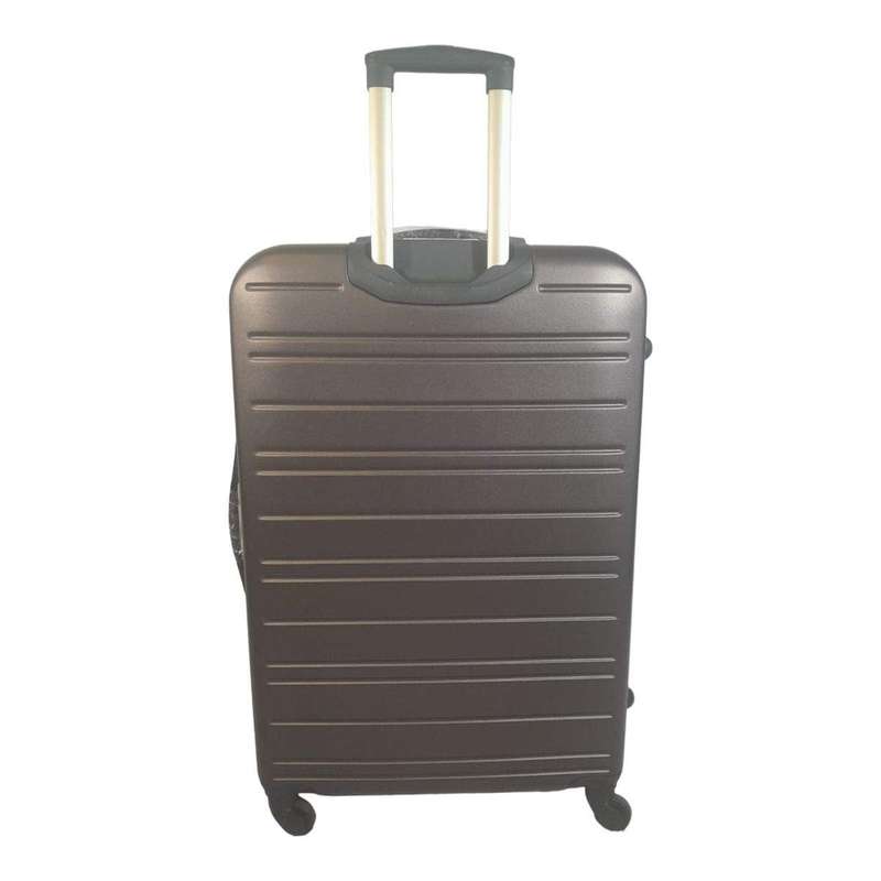 SMTE Luggage Suitcase - 25 inch - 1 Piece - Brown with keychain