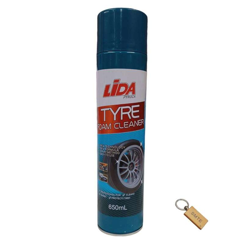 SMTE Tyre Foam Cleaner: Ultimate Shine and Protection + Keyring with keychain