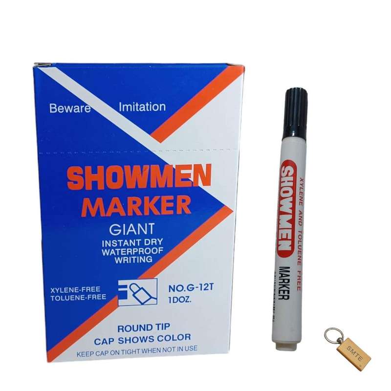 Smte -Giant Marker : Bold and Brilliant Creations + Keyring - 1 Pack with keychain