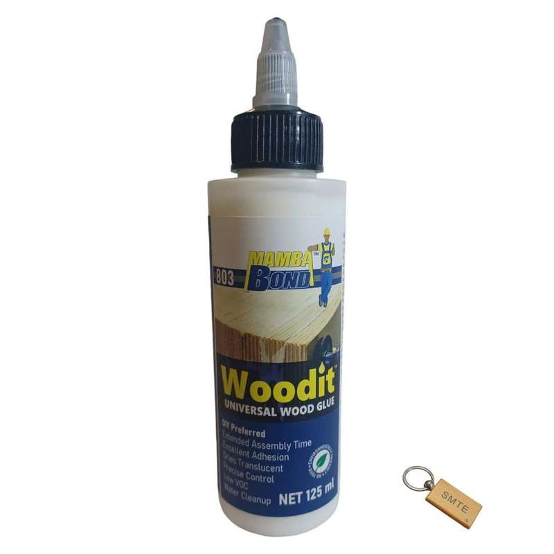 Smte- 125ml Premium Wood Glue set of 1 + keyring with keychain