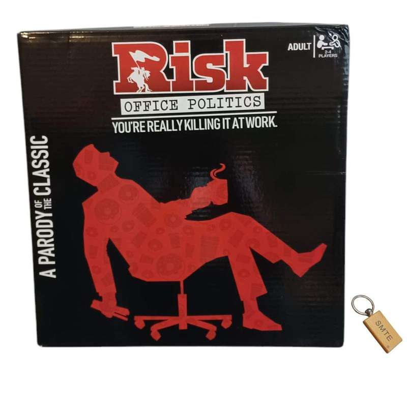 SMTE Risk; Office politics You are killing it at work board game +Smte Keyring with keychain