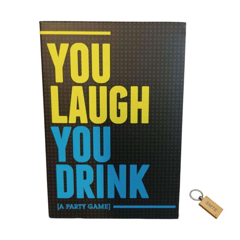 SMTE You laugh You drink :A Party Game +Smte keyring with keychain