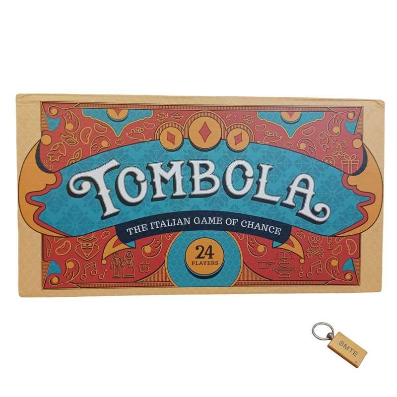 SMTE Tombola: The Italian game of chances board game +smte keyring with keychain