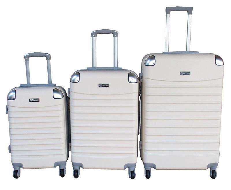SMTE 3-Piece Travel 28-Inch Luggage Suitcase Bag Set - Stylist with keychain