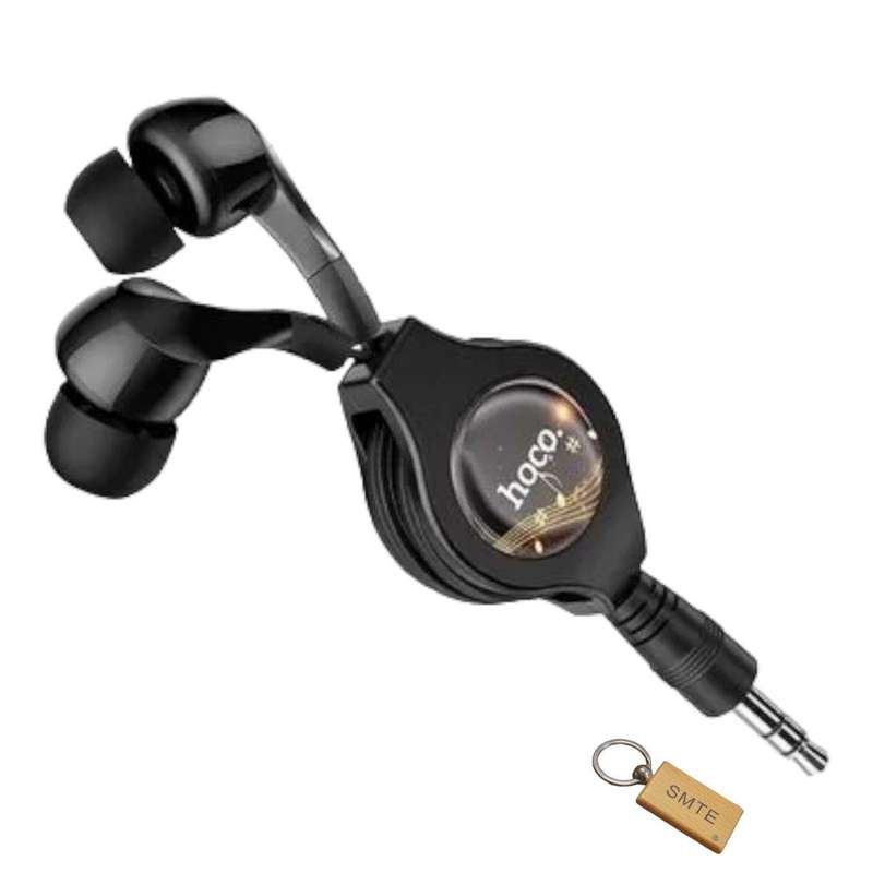 SMTE Clear Sound, Tangle-Free Wired Earphones -M68 +Smte Keyring with keychain