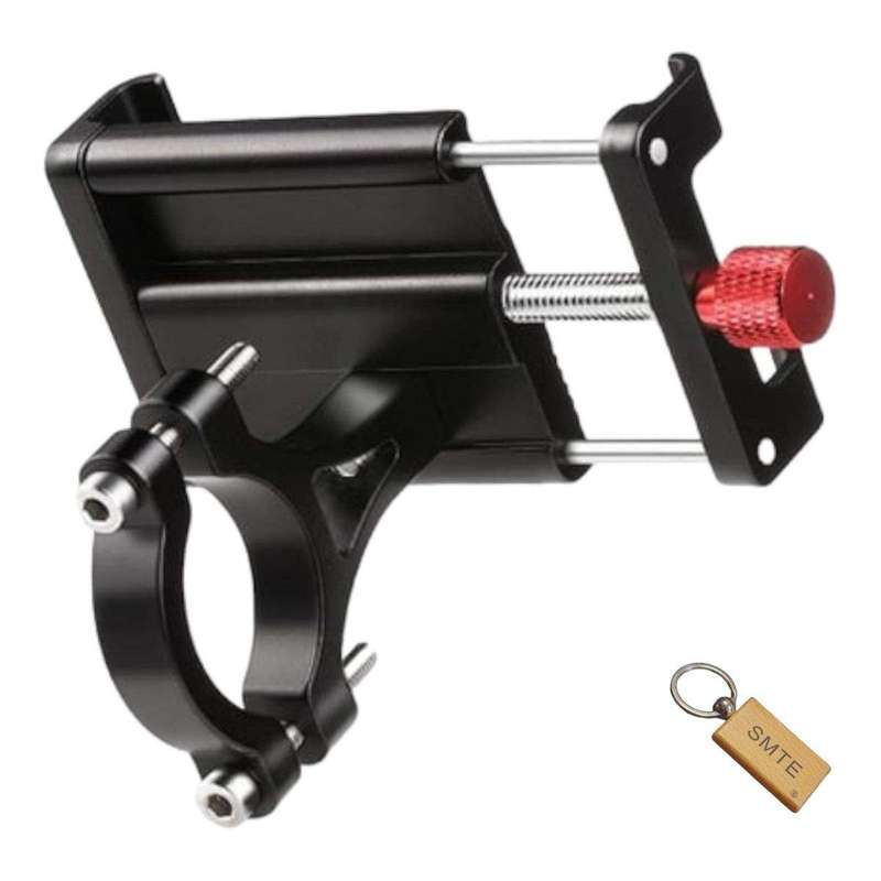 SMTE Secure Ride Black Bike Holder -DCA4 +Smte Keyring with keychain