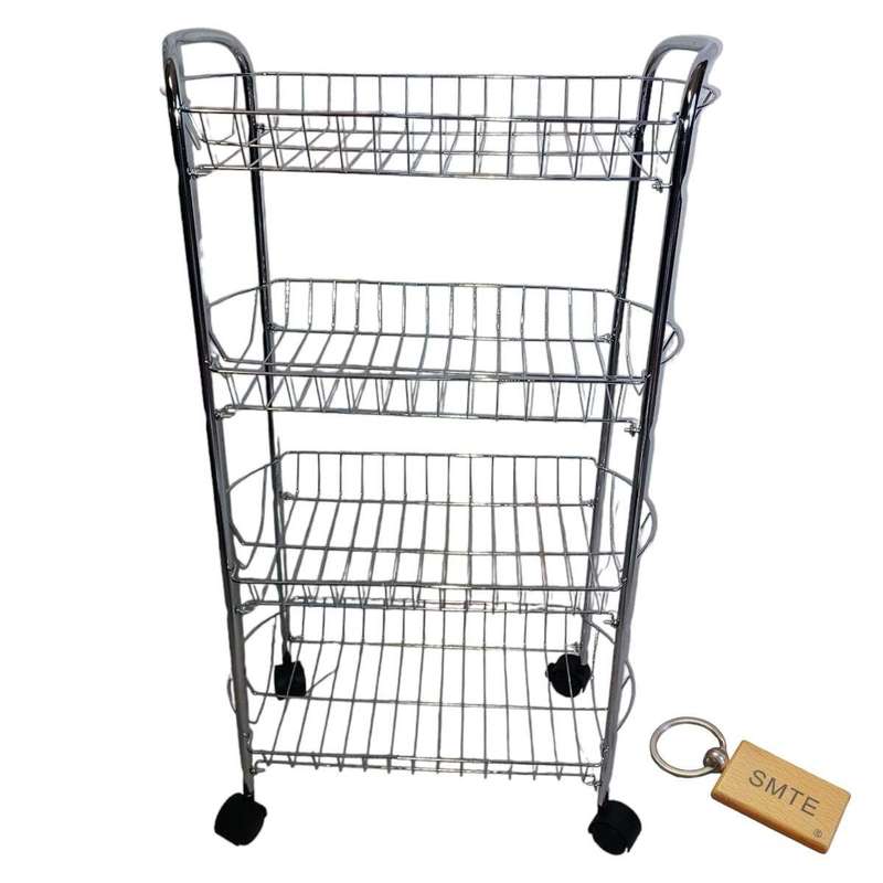 SMTE The Ultimate Kitchen Trolley for Organized Culinary - GBT-004 and Smte Keyring with keychain