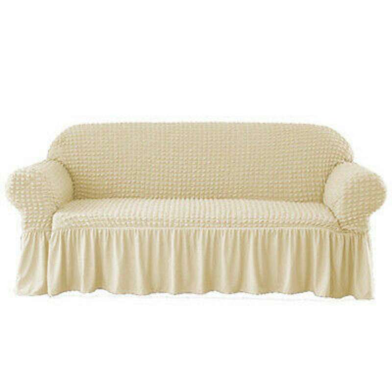 SMTE Sofa Cover - Cream with keychain