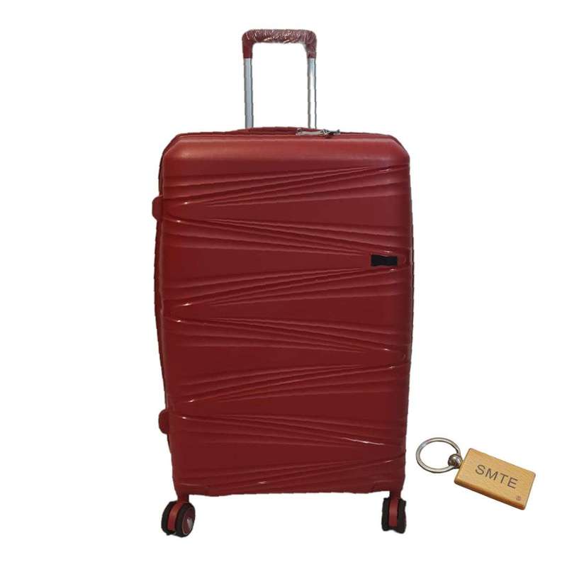 SMTE UltimateGuard 1-piece UBK Suitcase 70 cm with Keyring - Red with keychain