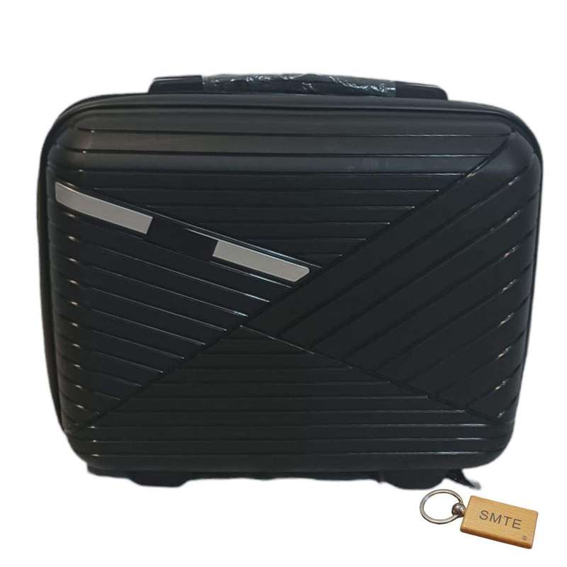SMTE UltimateGuard 1-piece UBK Suitcase 25cm Vanity+Smte Keyring - Black with keychain