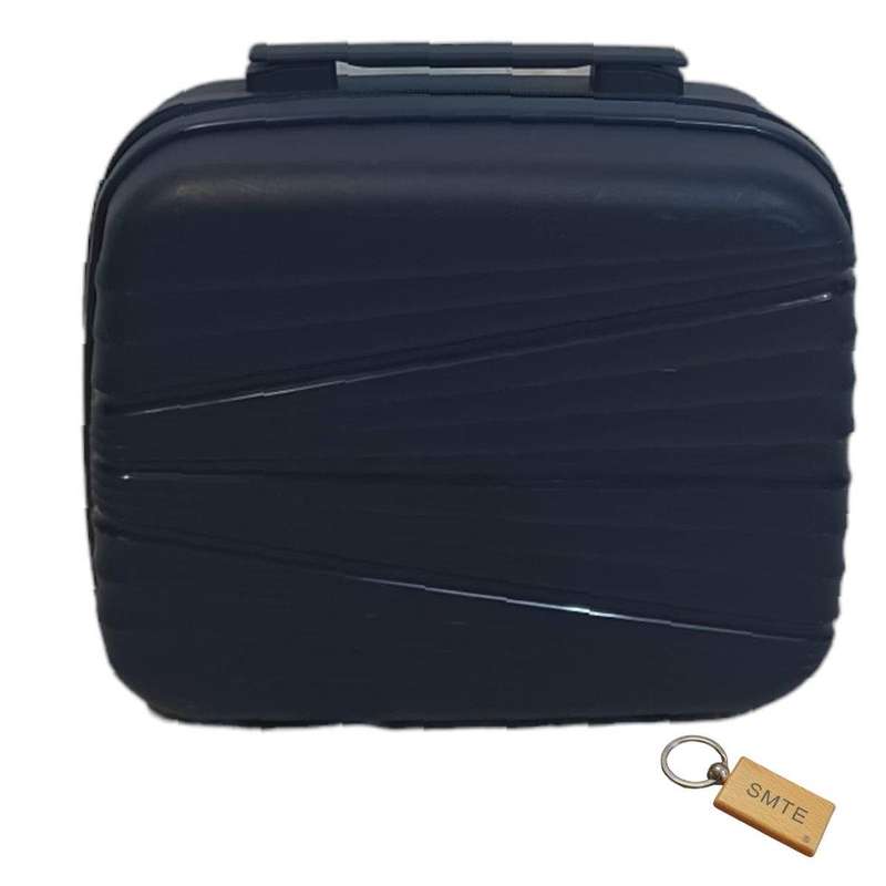 SMTE UltimateGuard 1-piece UBK Suitcase 25cm Vanity+Smte Keyring - Dark Blue with keychain