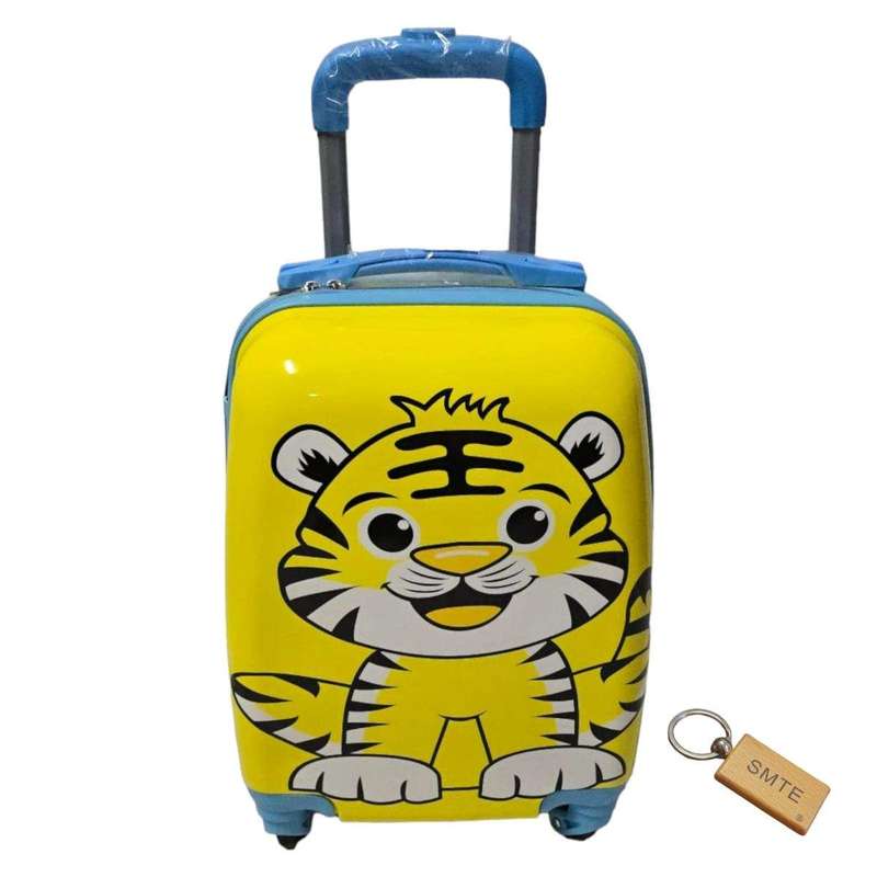 SMTE- Quality Kiddies Hand Luggage/ Suitcase for Kids- X7 - Missouri Tiger with keychain