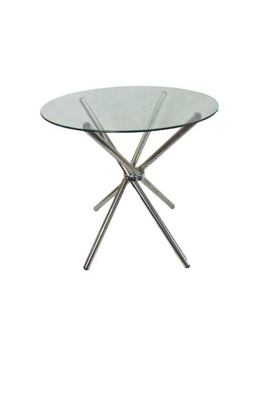 SMTE Round Glass Table with keychain