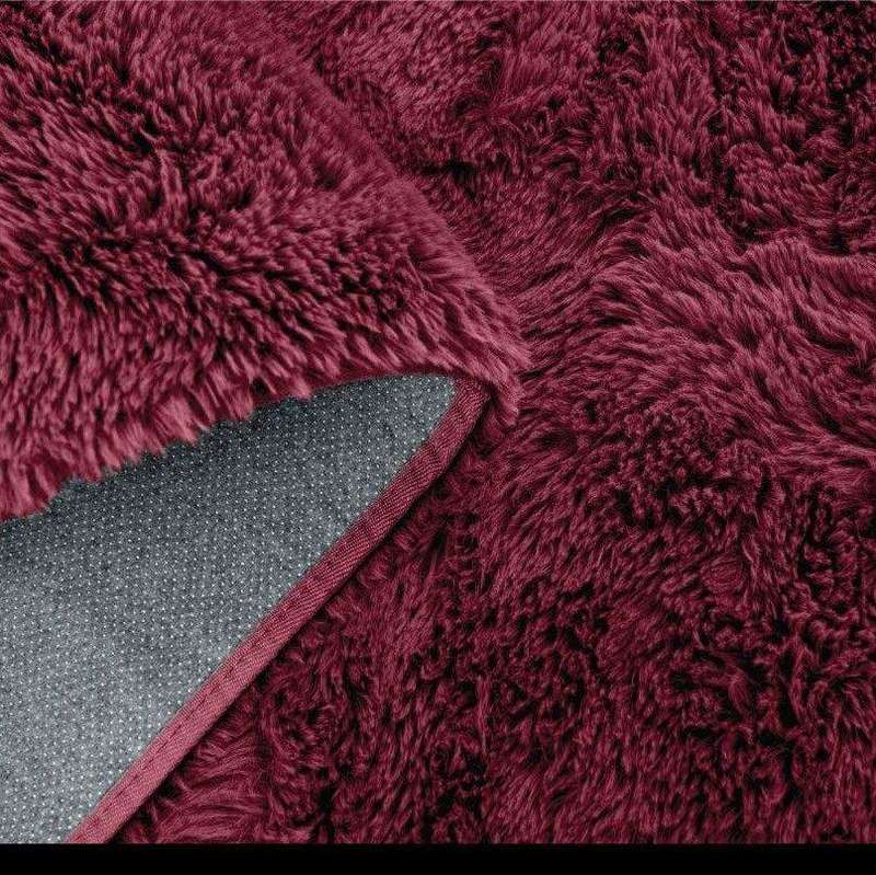 SMTE Rainbowcharms-Ex-Large Warm Area Rug 200 x 300cm SE - - Red-wine with keychain