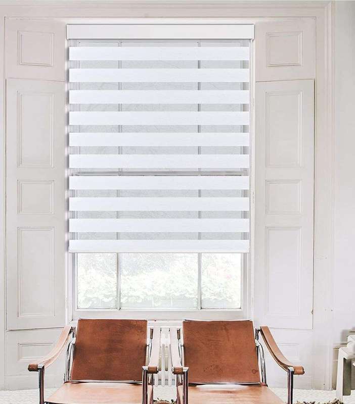 SMTE IYH-Mordern Quality Roller Blind For Window -White - 120 cm with keychain