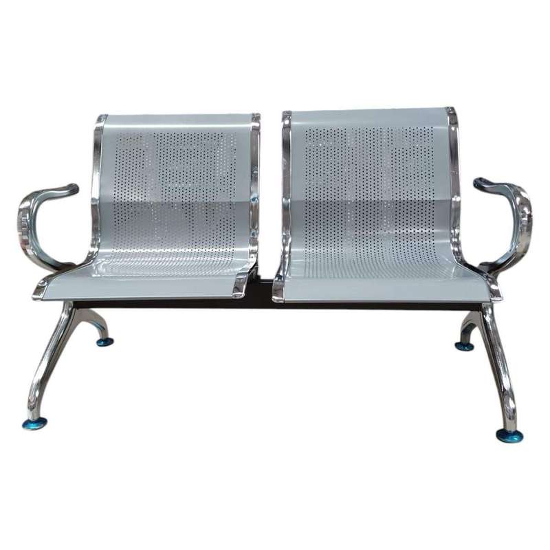 SMTE - 2 Seater Metal Reception Bench S502 with keychain