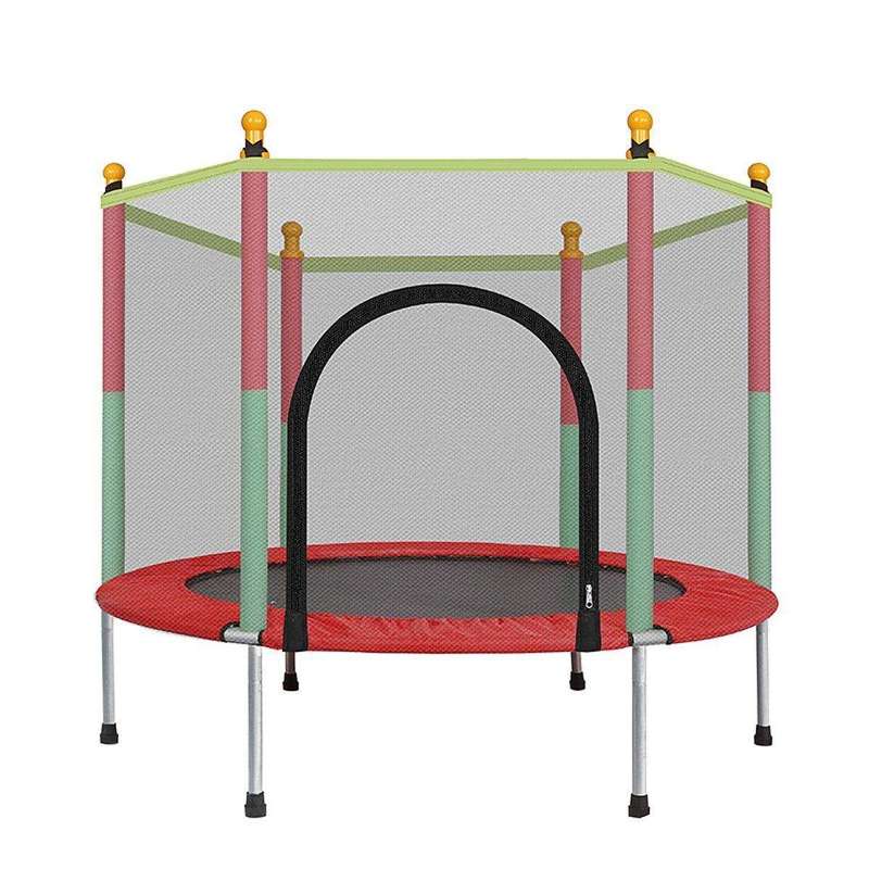 SMTE Children & Pre-Schoolers Fun Activity Mini Trampoline With 360 Safety Net with keychain