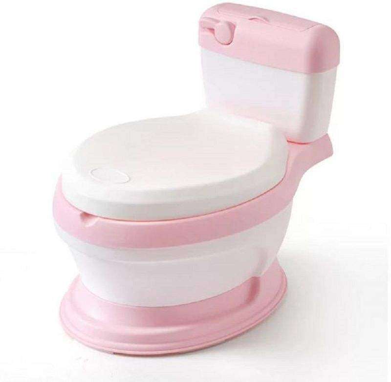 SMTE Portable baby potty pink with keychain