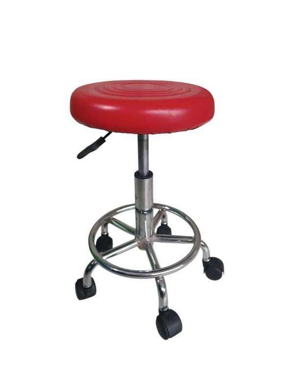 SMTE - 705 Adjustable Drafting Stool - Red with keychain