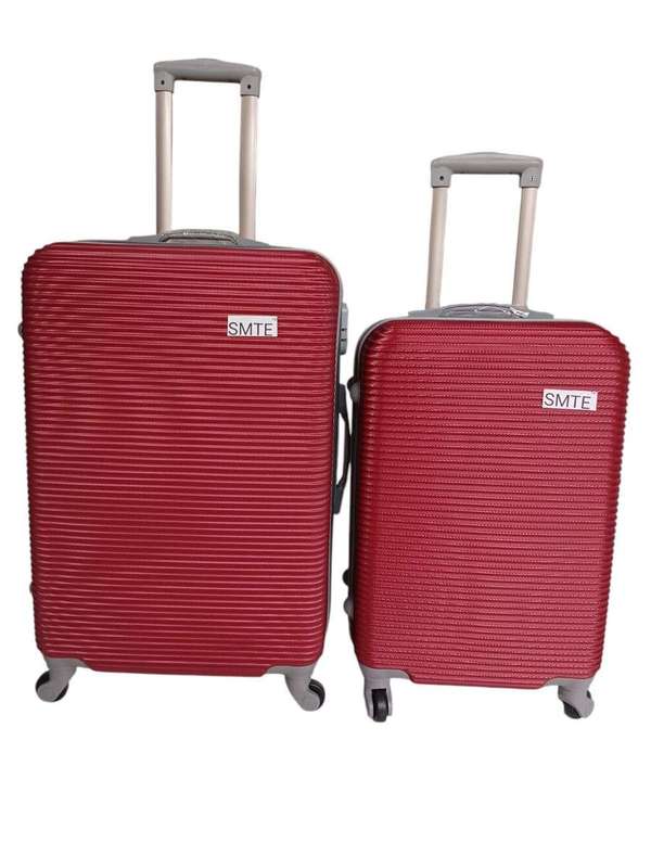 SMTE 2 Piece Hard Outer Shell 22 lnch and 26 lnch - Red with keychain