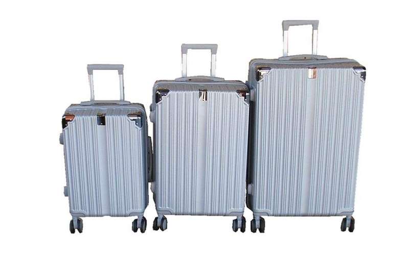 SMTE Lightweight 3-Piece Hardshell Luggage Set - TSA Lock & Spinner Wheels with keychain