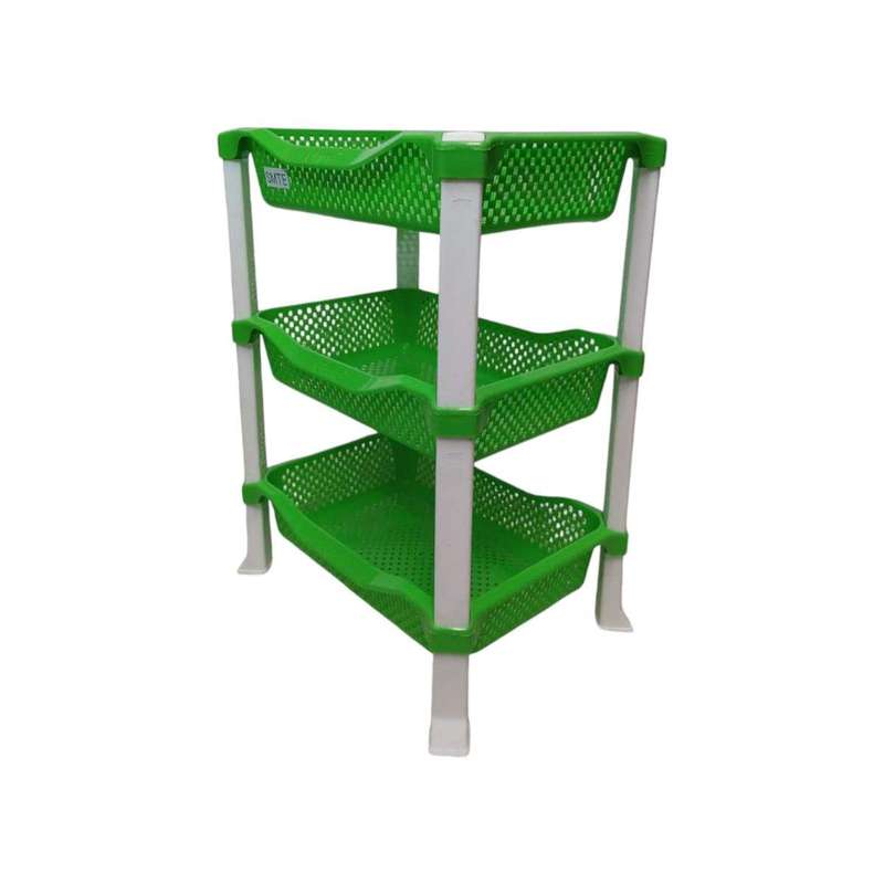 SMTE- 3-Tier Organizer Rack - Green with keychain