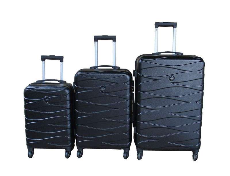 SMTE Gaily Hard-Sided Luggage Set with Spinner Wheels with keychain