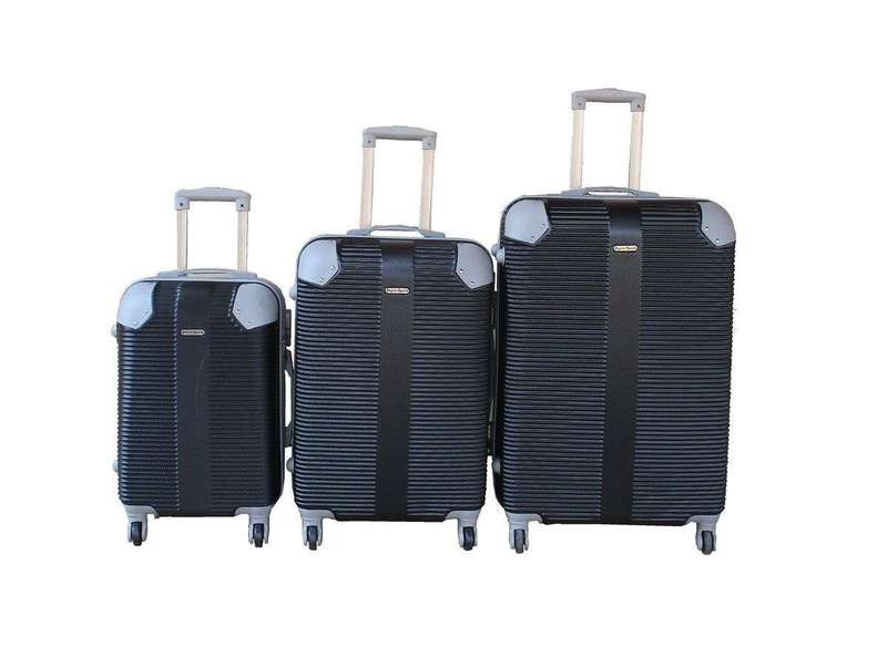 SMTE 4-Wheel Spinner Luggage Set with keychain