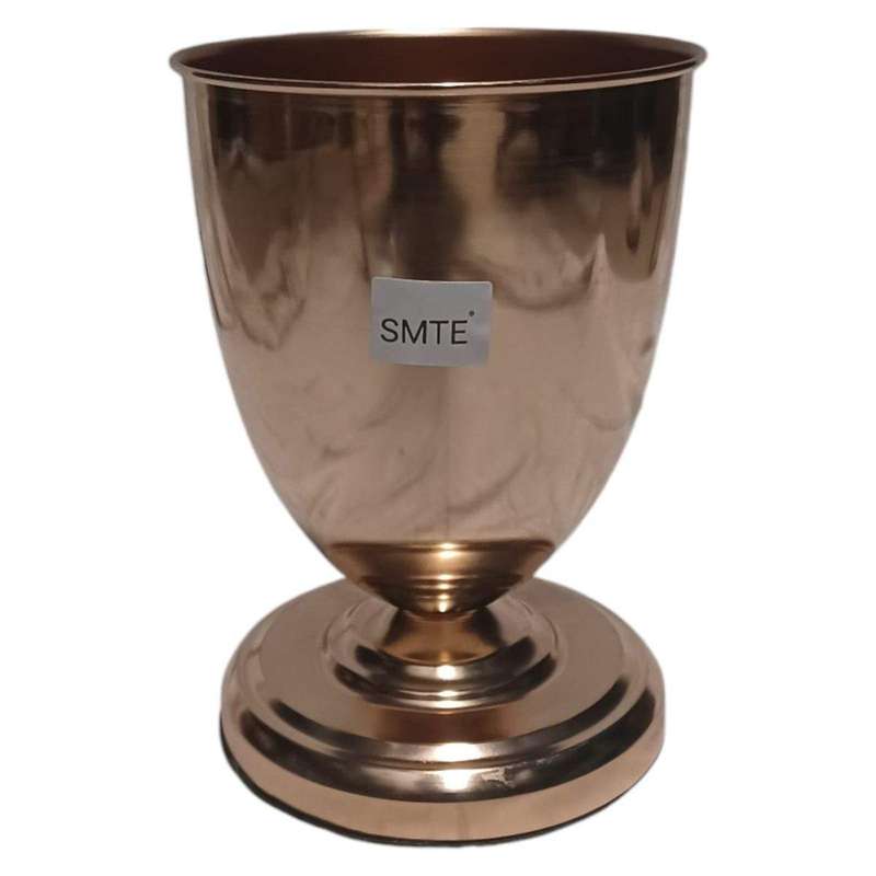 SMTE Gilded Elegance: A Timeless Gold Vase- T1 with keychain
