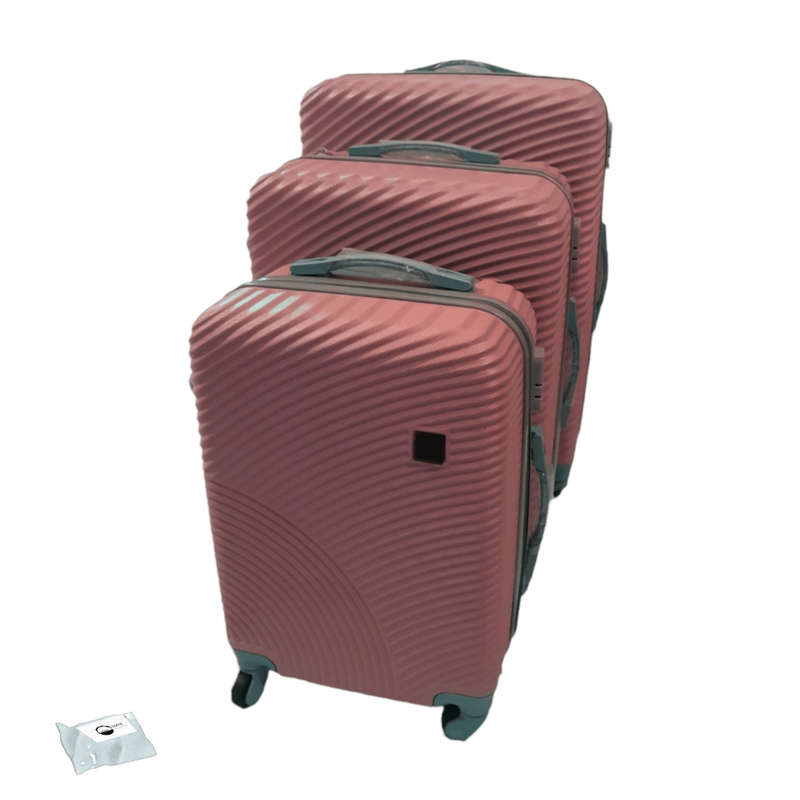 SMTE Quality Hard Outer Shell Wave LP01x? and Tieback - 3 Piece Set - Pink with keychain